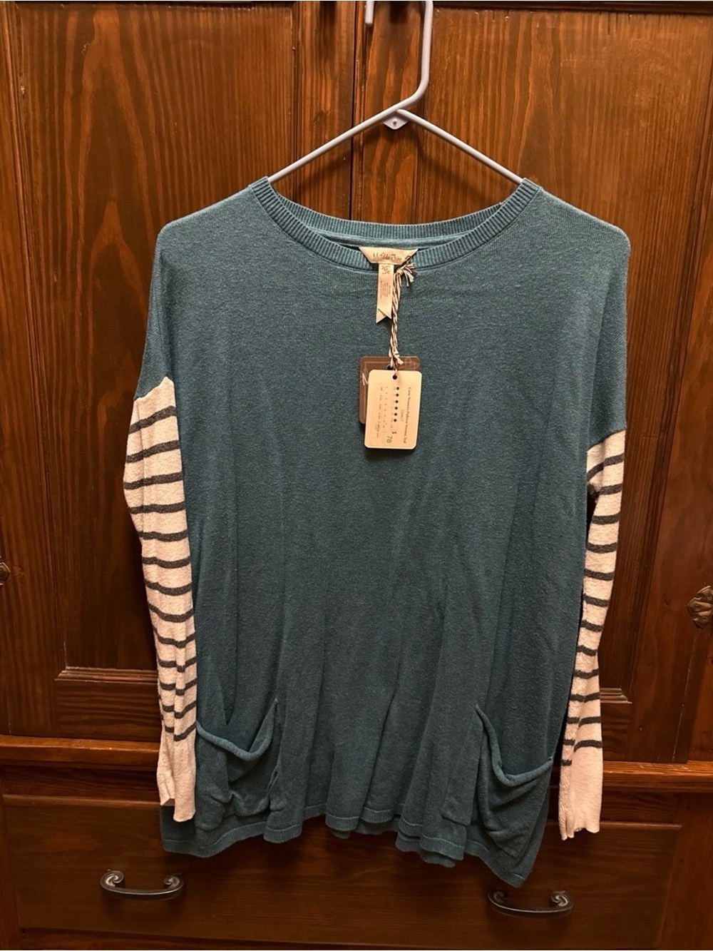 Matilda Jane Teal Pullover Sweater